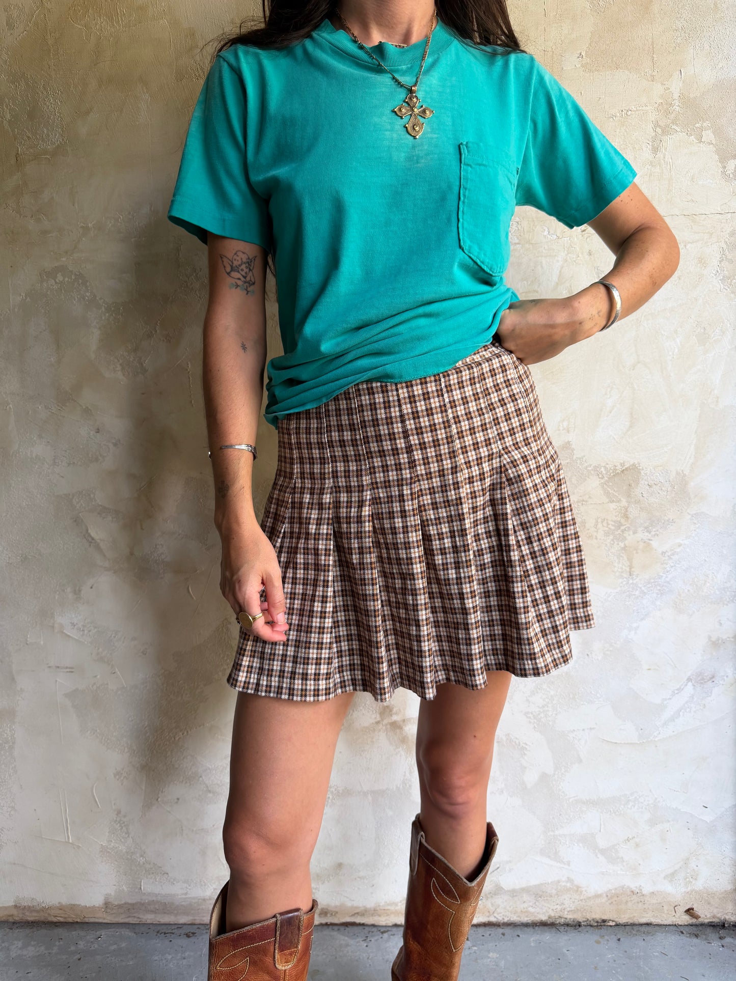 Worn + Faded Sea Green Tee