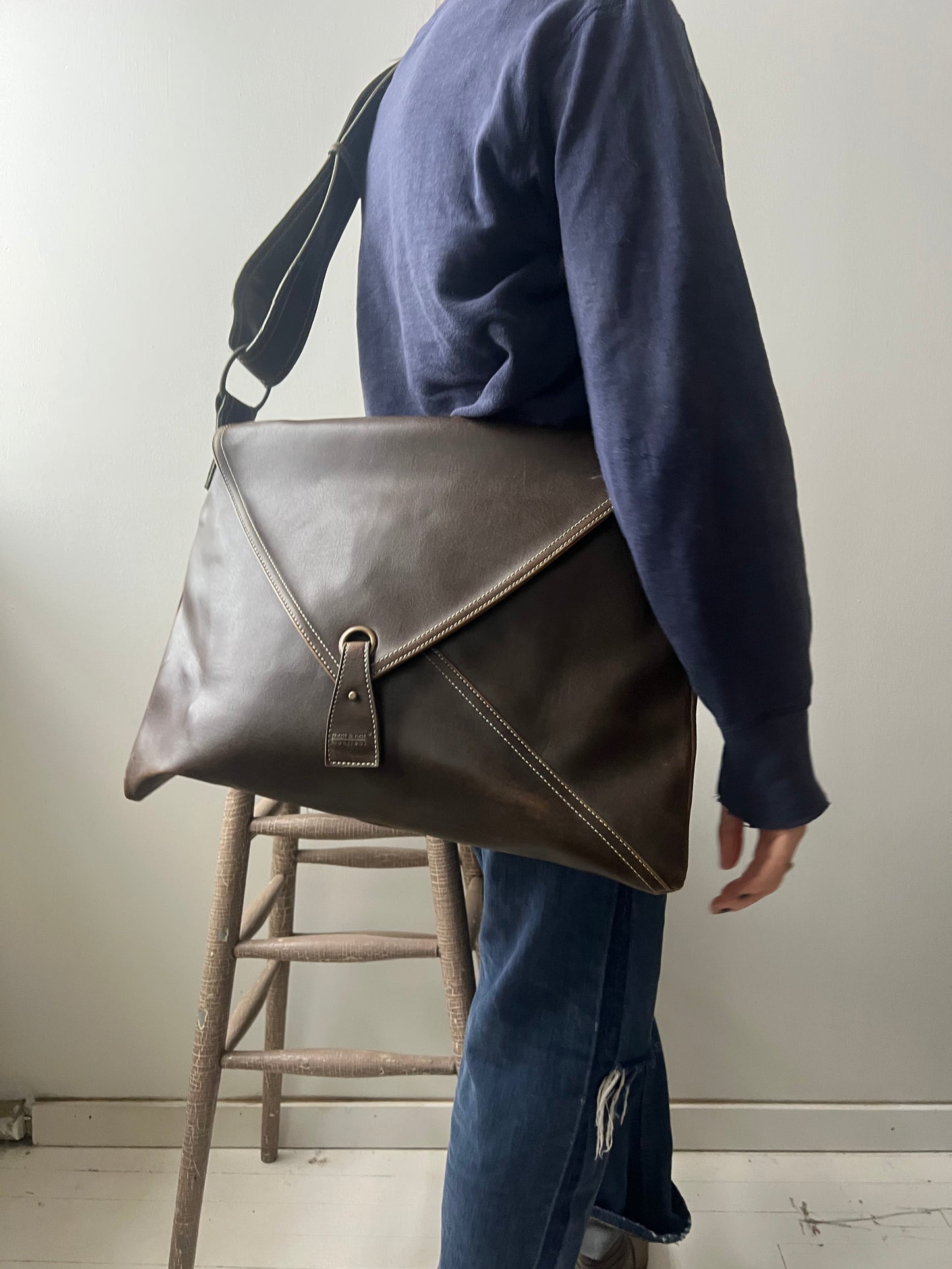 Vegan Leather Crossbody Bag