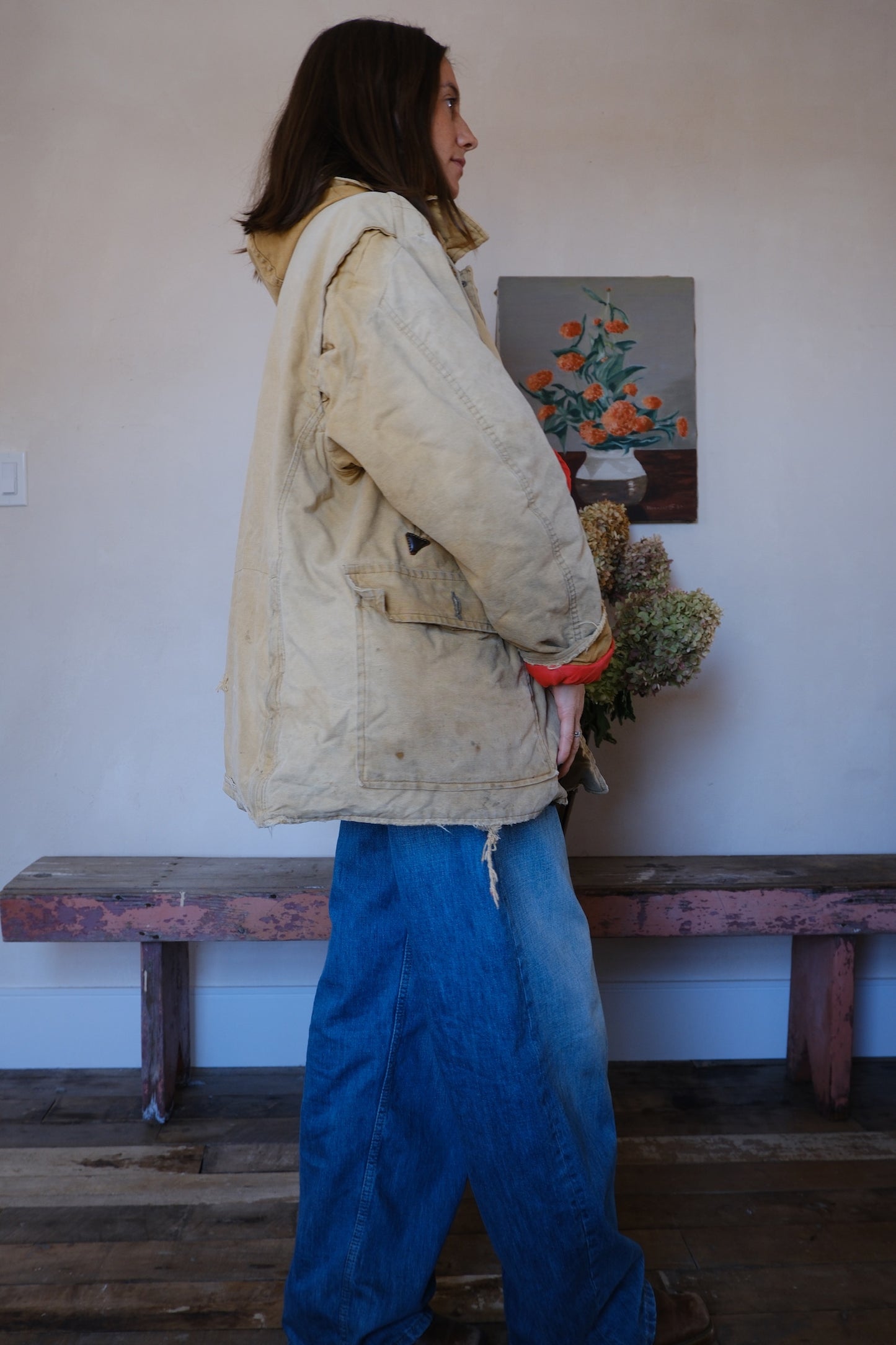 Vintage Tan Hunting Jacket