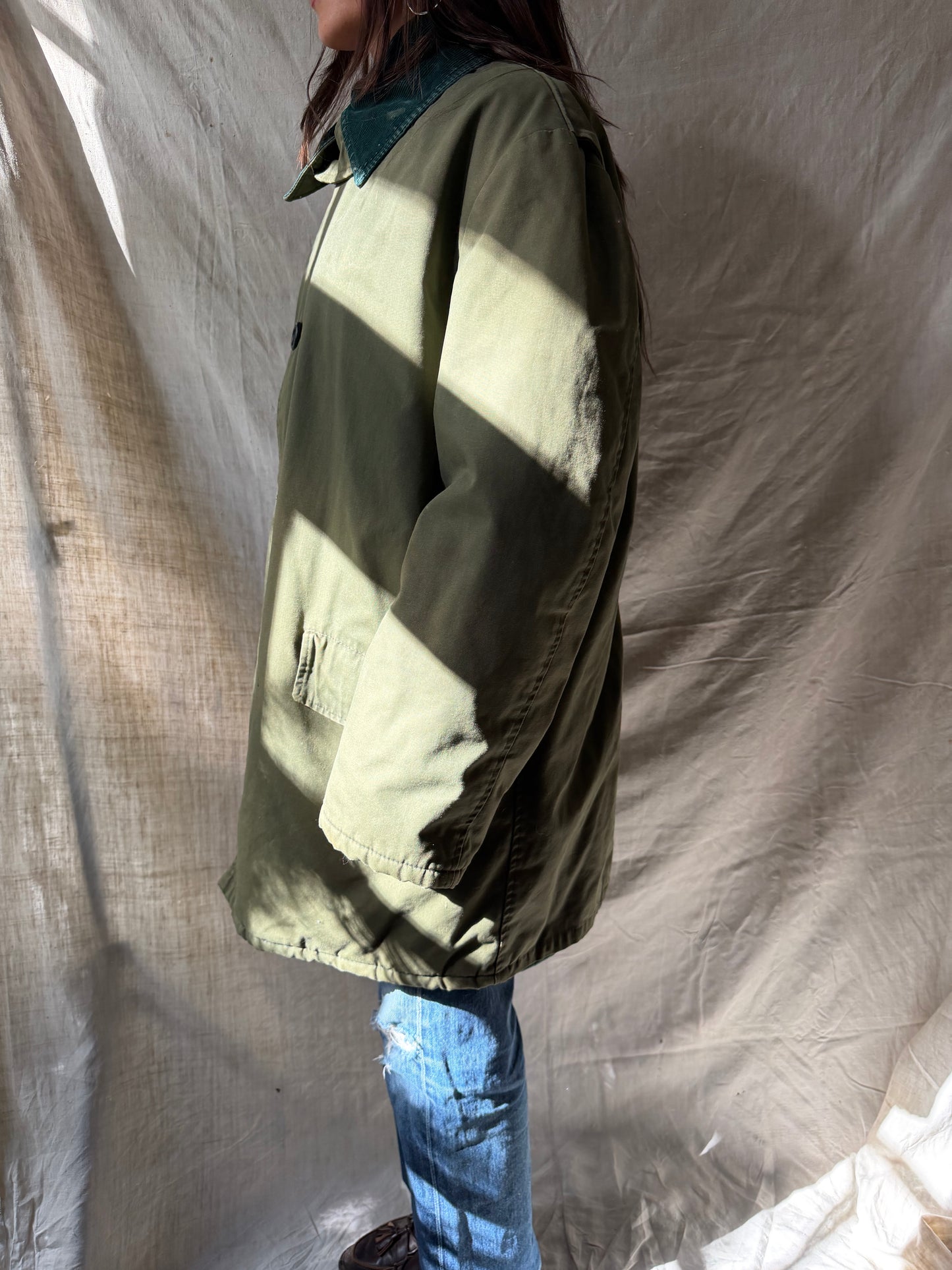 Military Green Barn Coat
