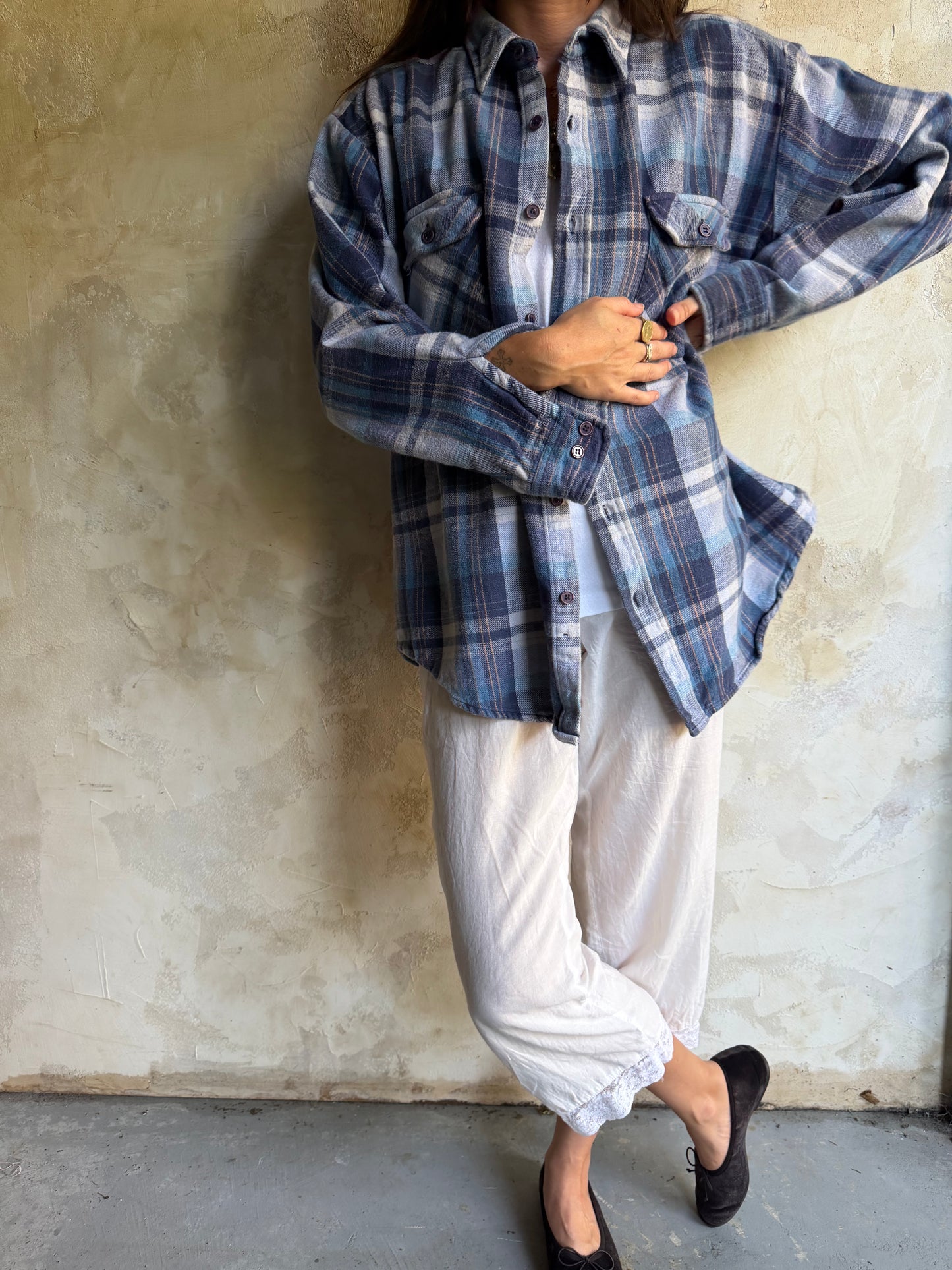 Blue Plaid Flannel