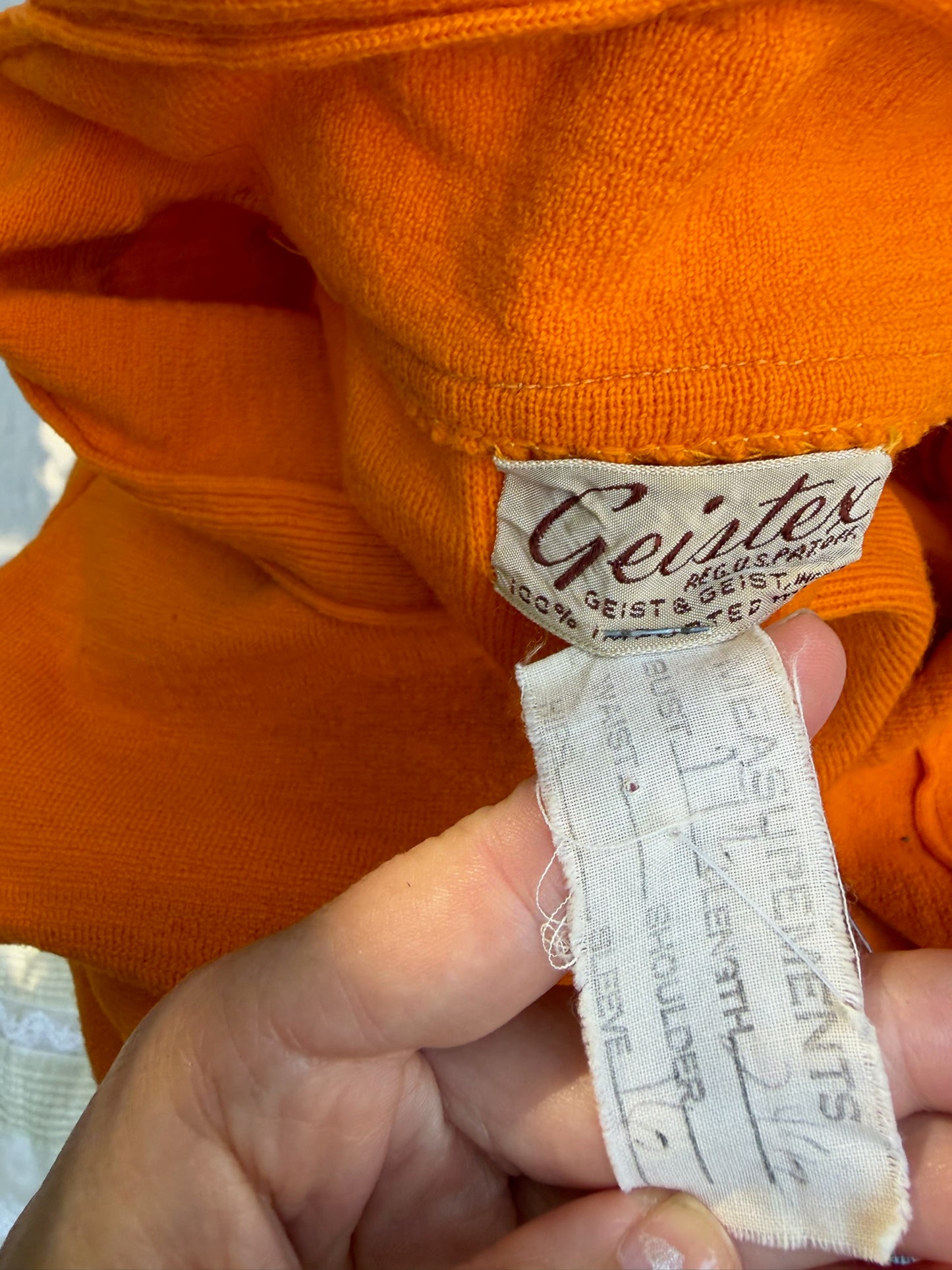 70s Tangerine Top