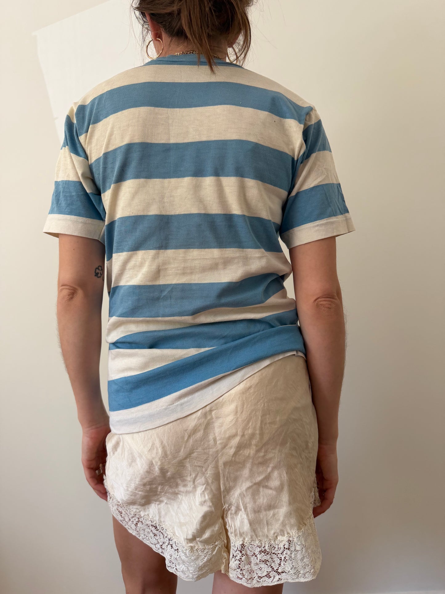 60s Striped Blue Tee