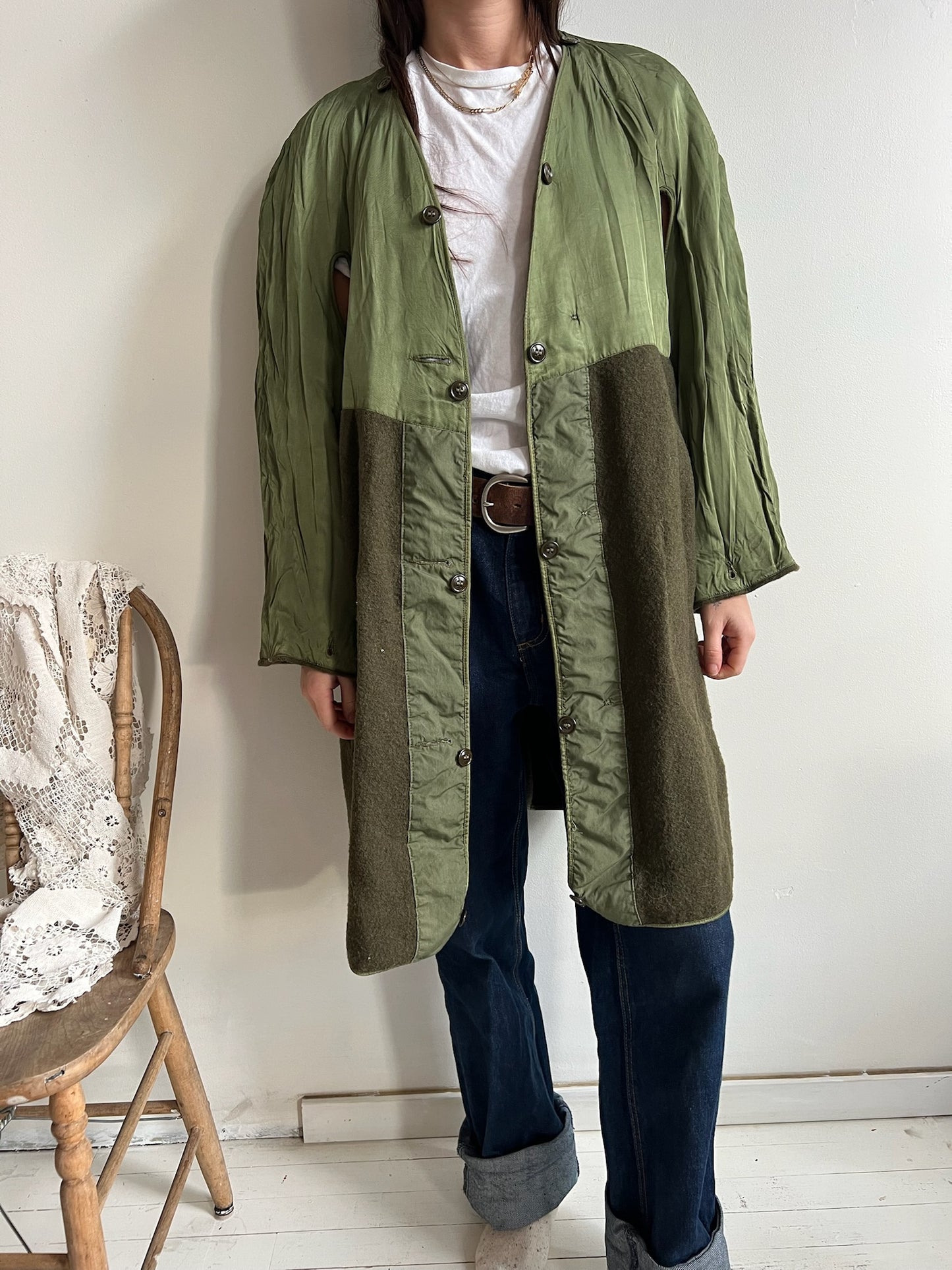 Wool Long Military Liner