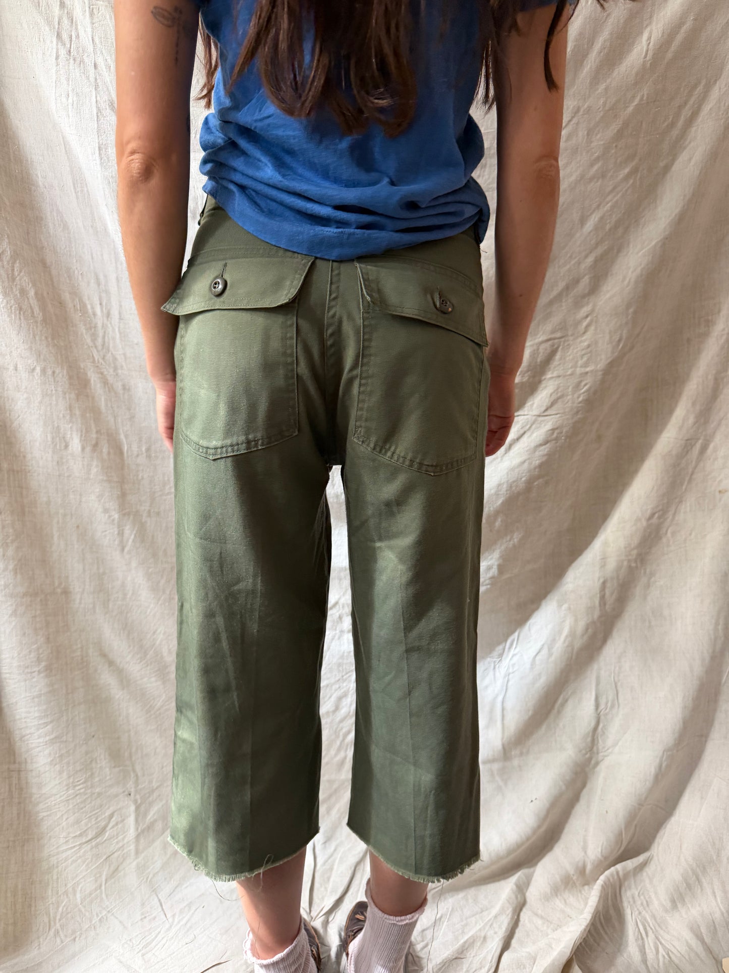 Cropped OG 107 Military Pants
