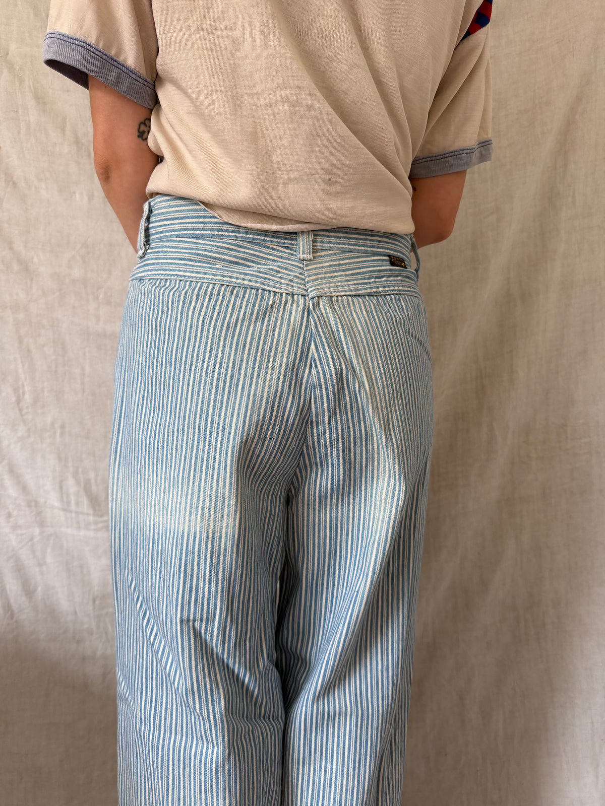 Cotton Pinstripe Trouser