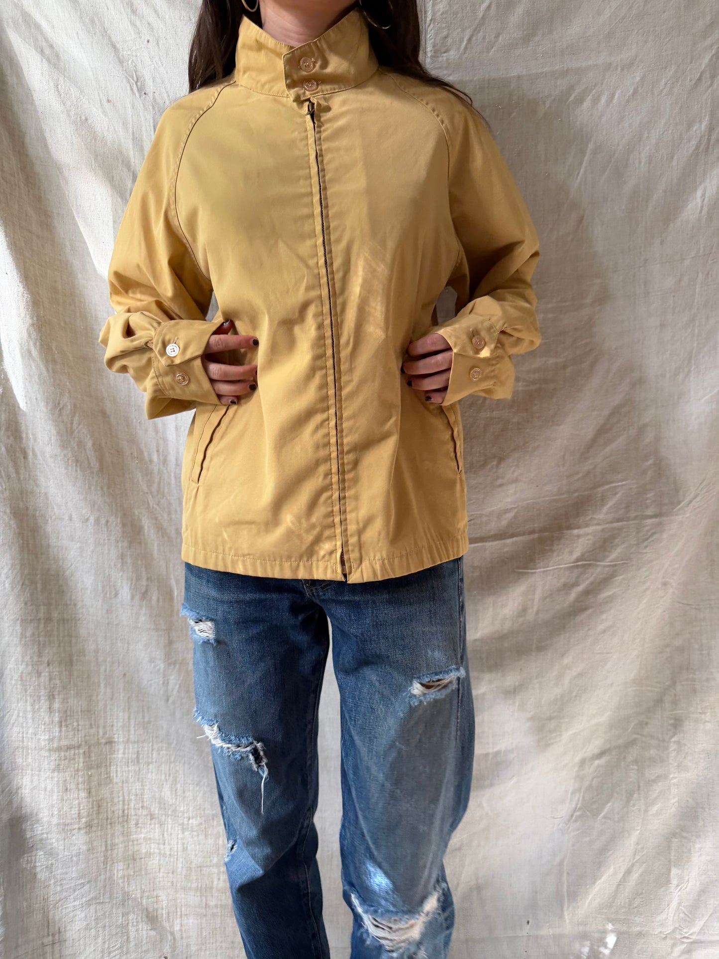 Butter Yellow Windbreaker