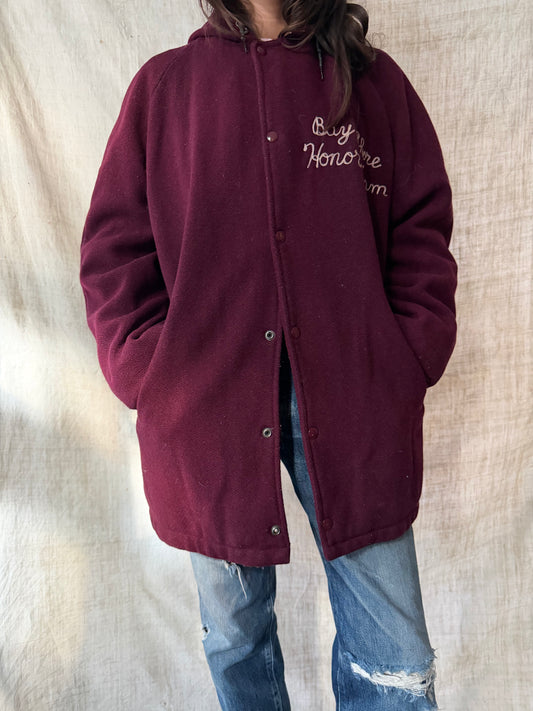 Maroon Bay Shore Varsity Jacket