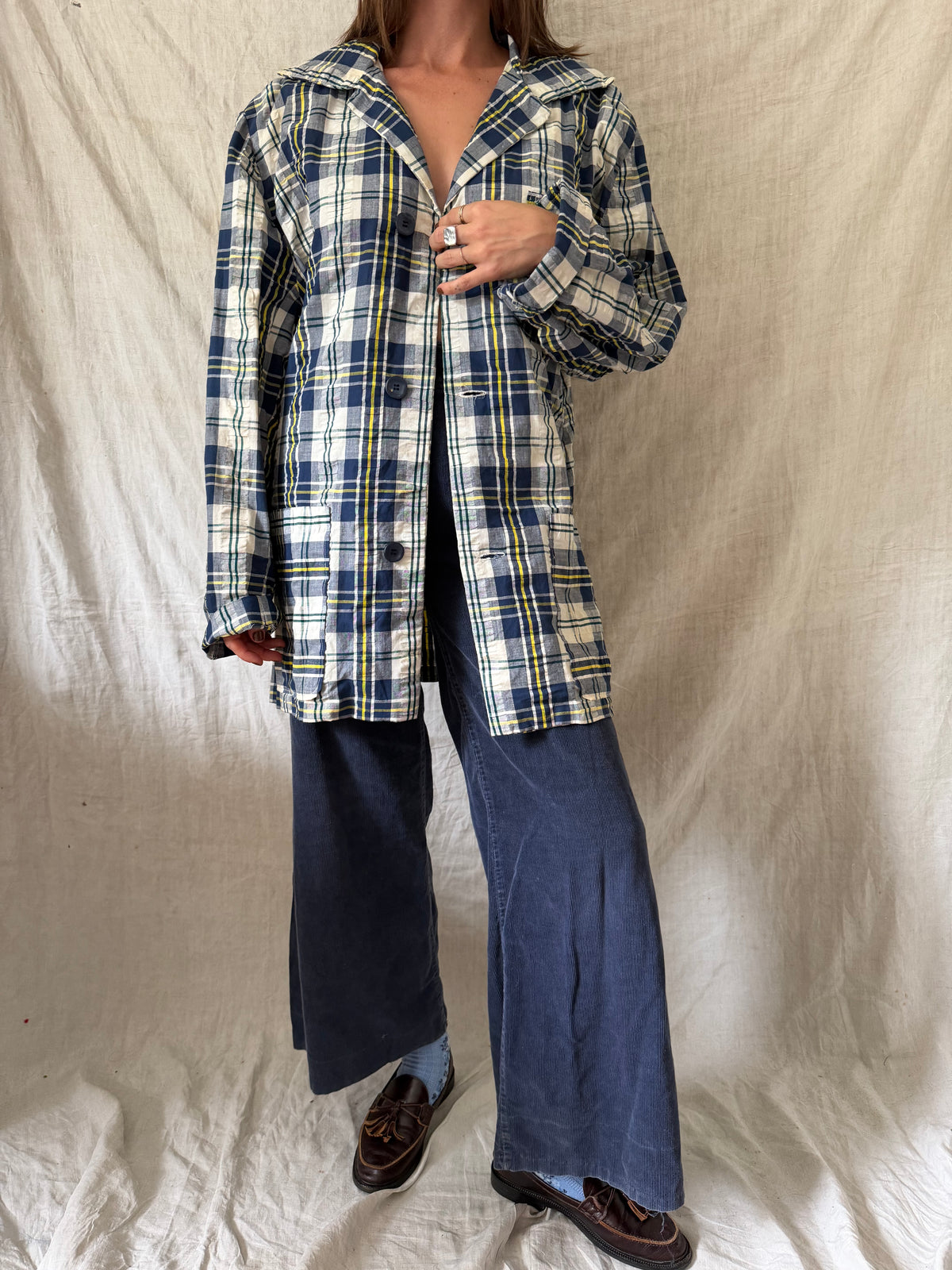 Plaid Lightweight Jacket