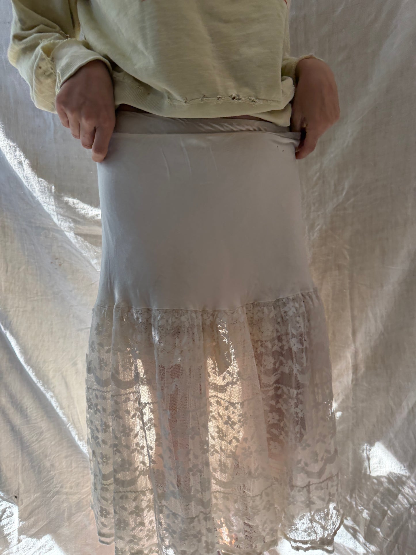 Petticoat Lace Slip Skirt