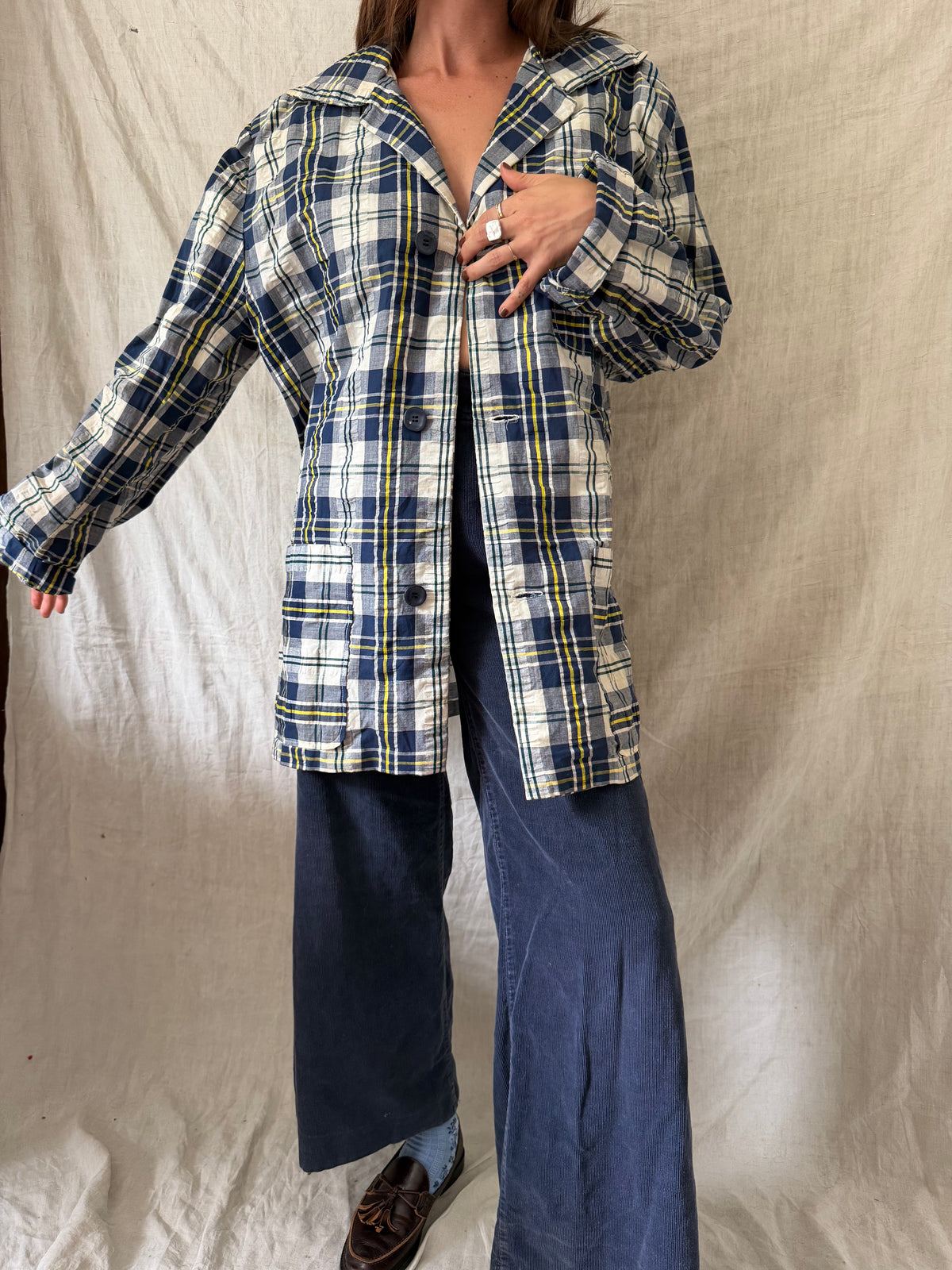 Plaid Lightweight Jacket