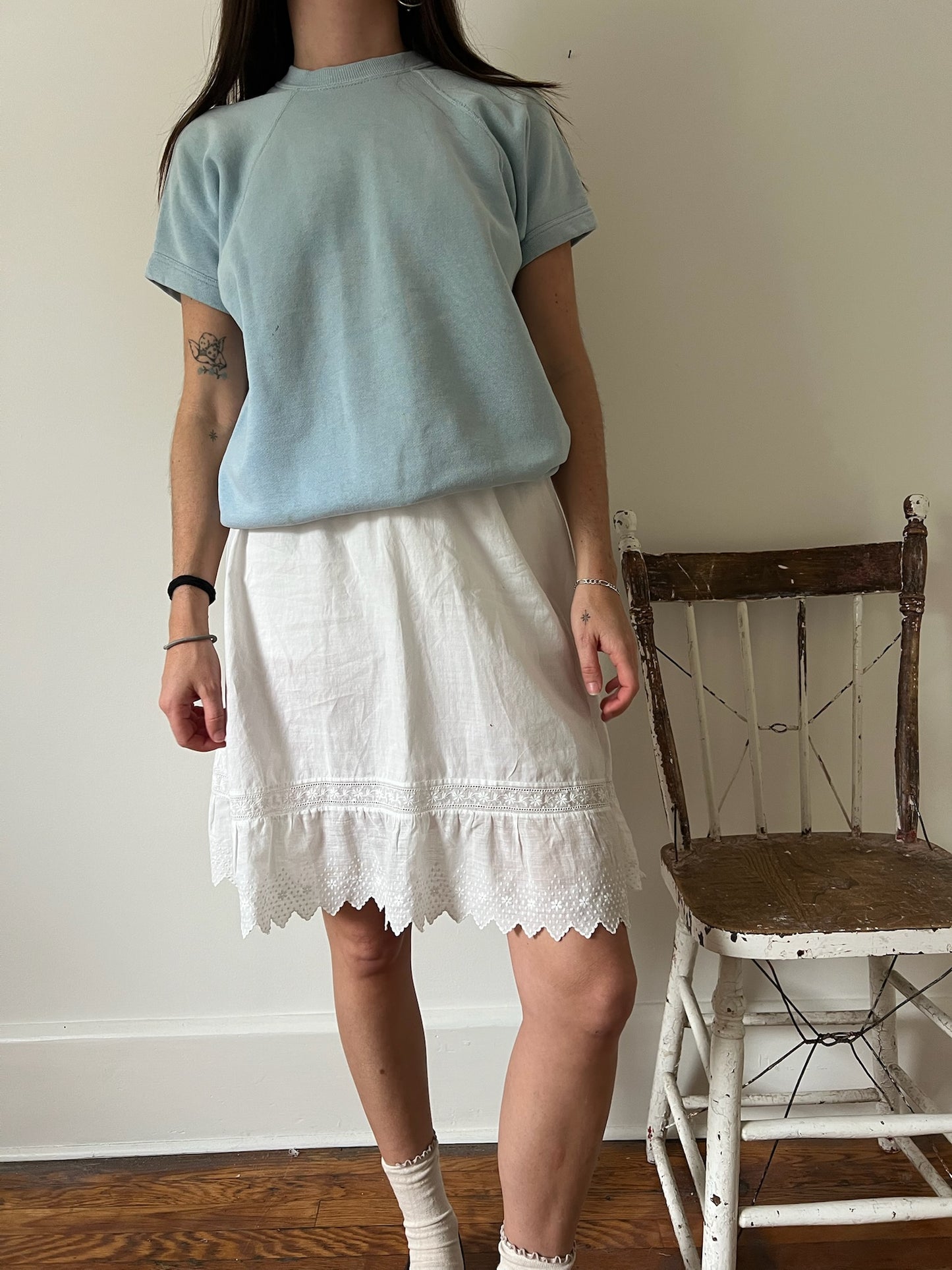 1950s Baby Blue Crewneck Tee