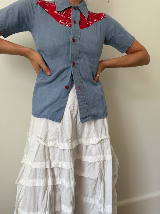 Bandana Button Up