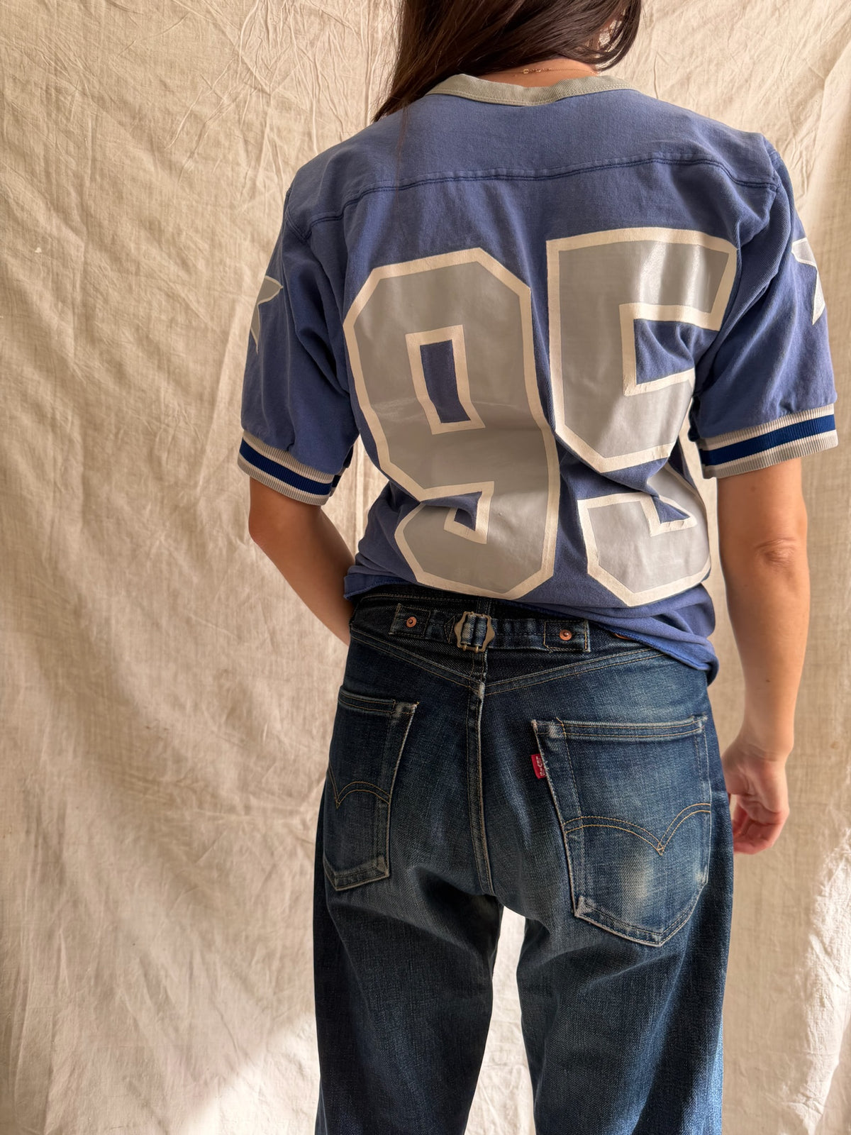 Faded Blue Dallas Football Fee