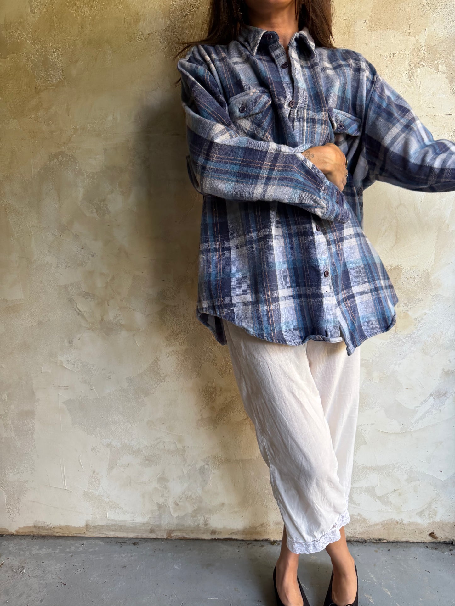 Blue Plaid Flannel