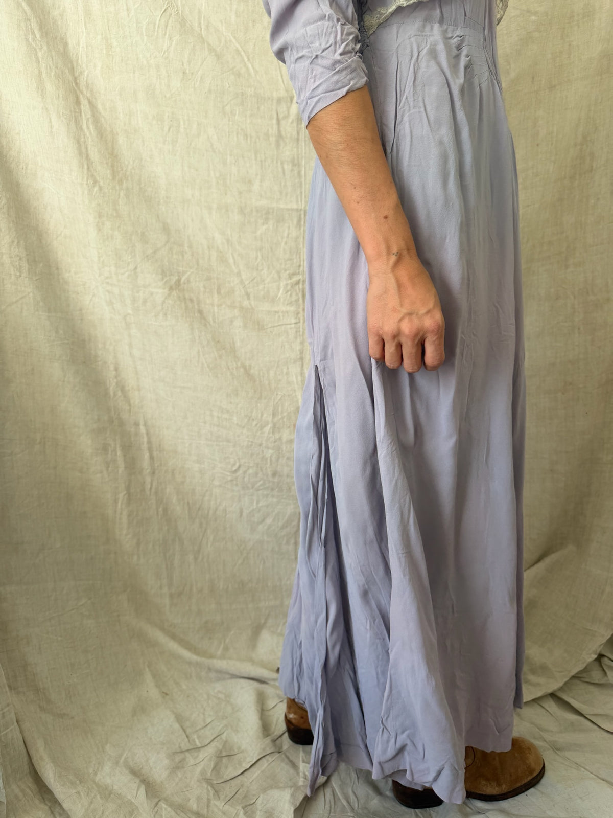 Purple Antique Tea Dress