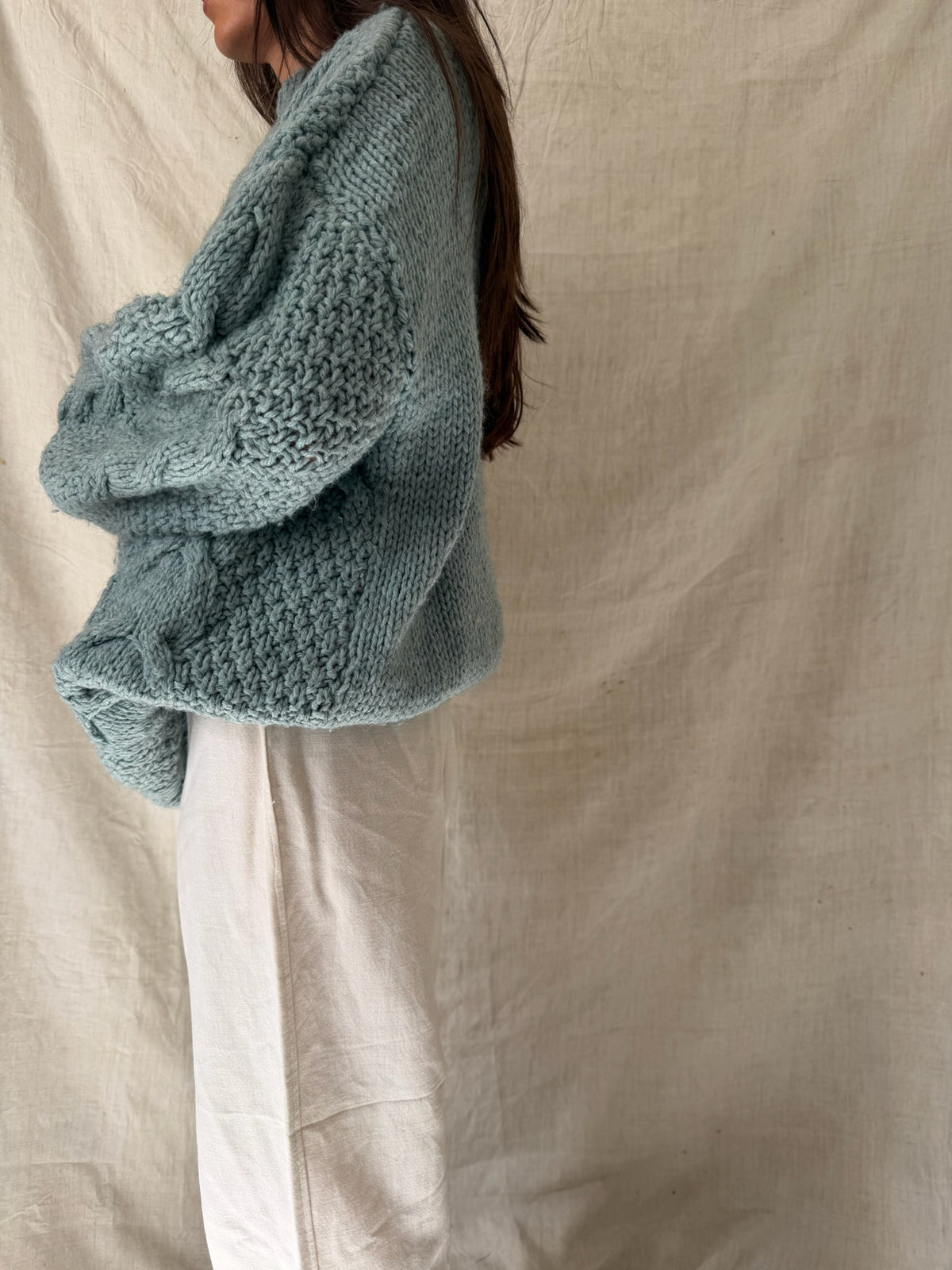Robin Egg Knit Sweater
