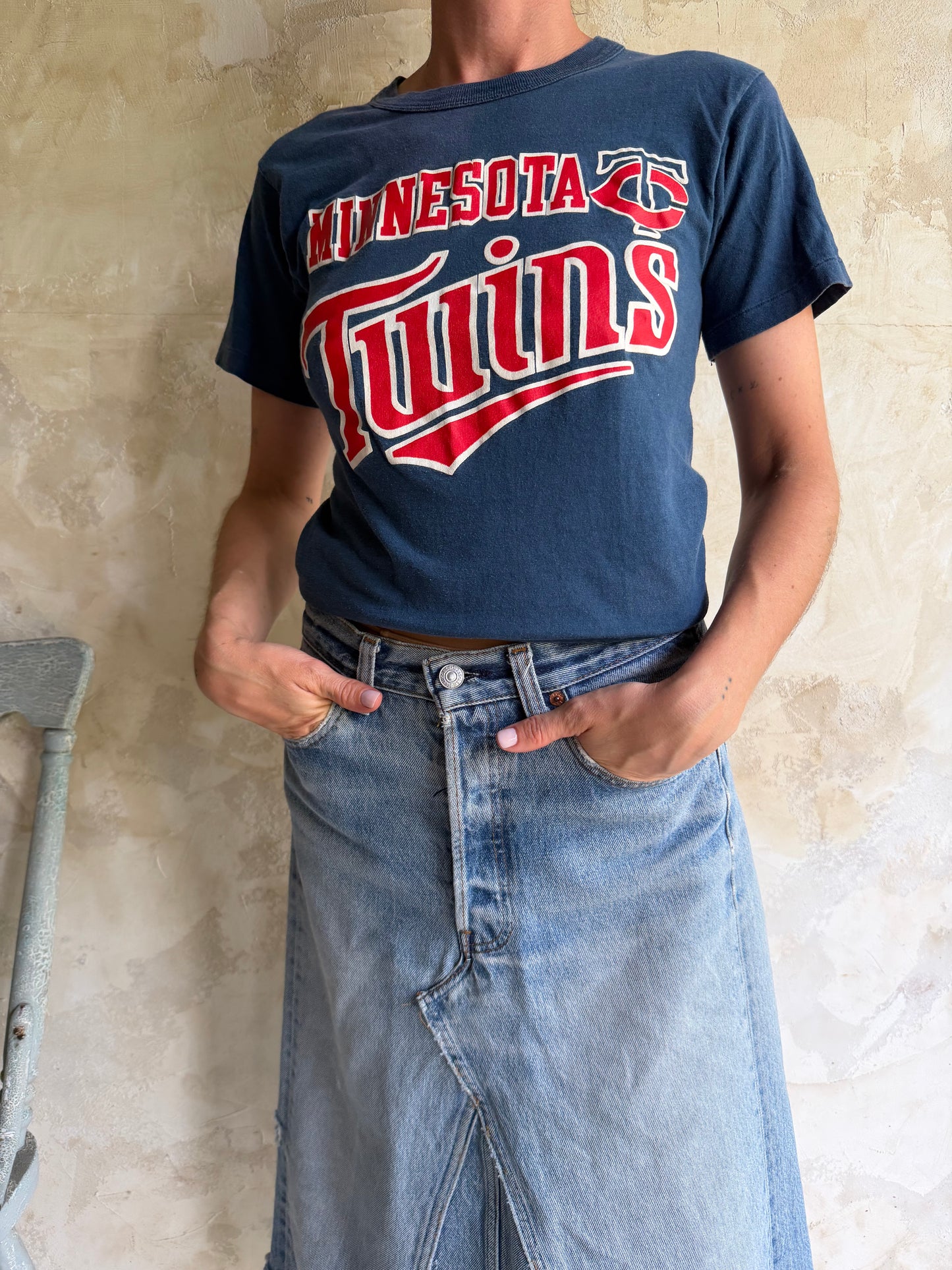 Faded Blue Minnesota Twins Tee