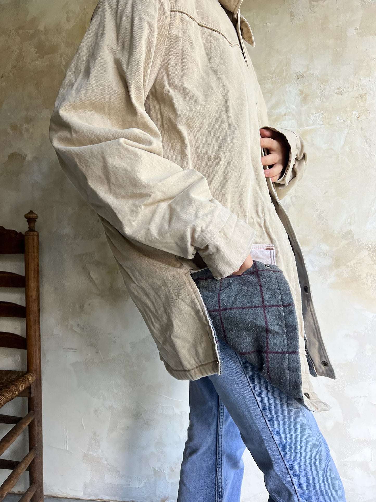 Walls Khaki Lined Jacket