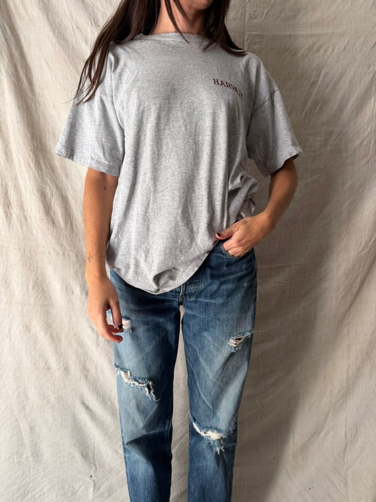 Grey Harvard Tee