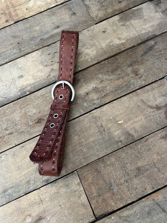 Brown Leather Belt