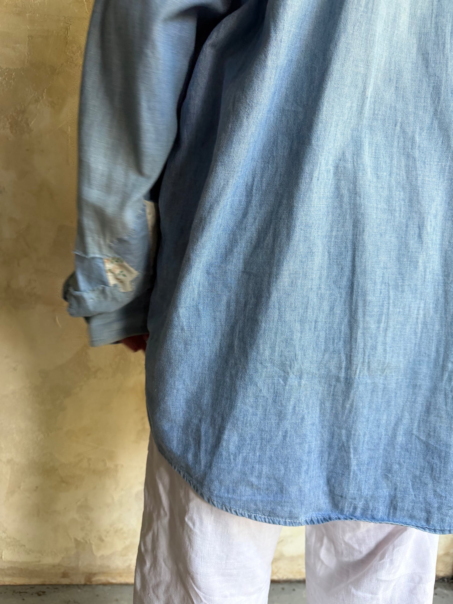 Super Thin Denim Button Up