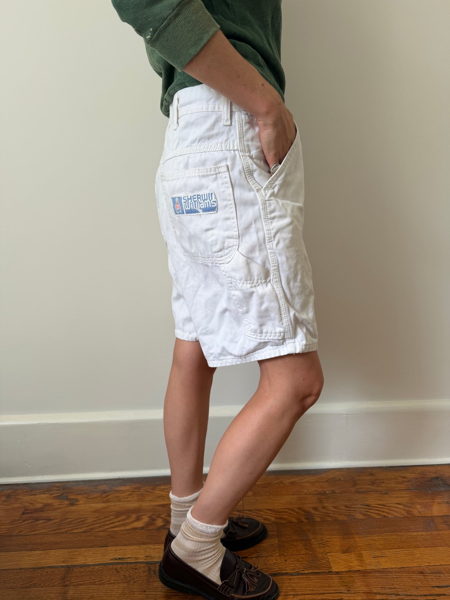 White Painters Shorts