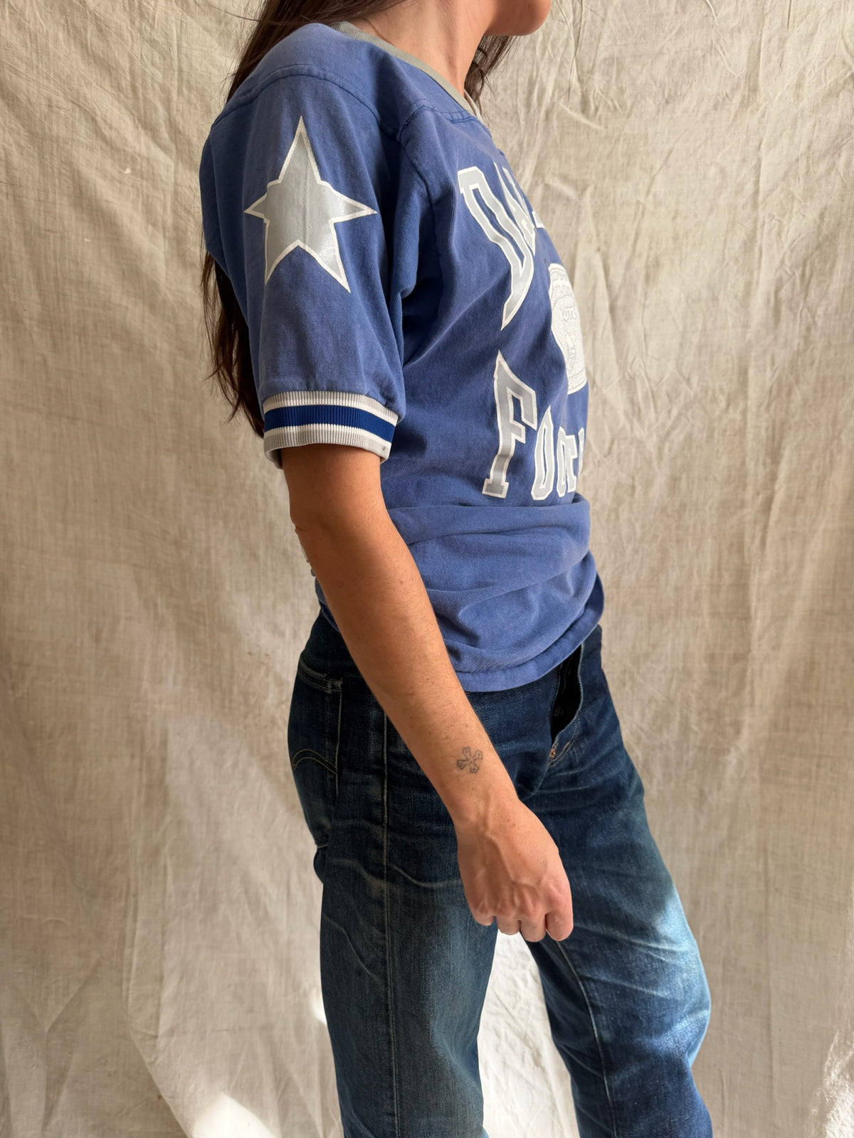 Faded Blue Dallas Football Fee