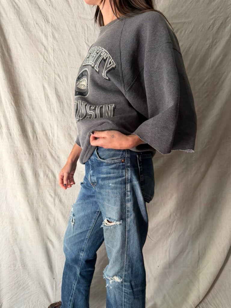 University of Wisconsin Grey Crewneck