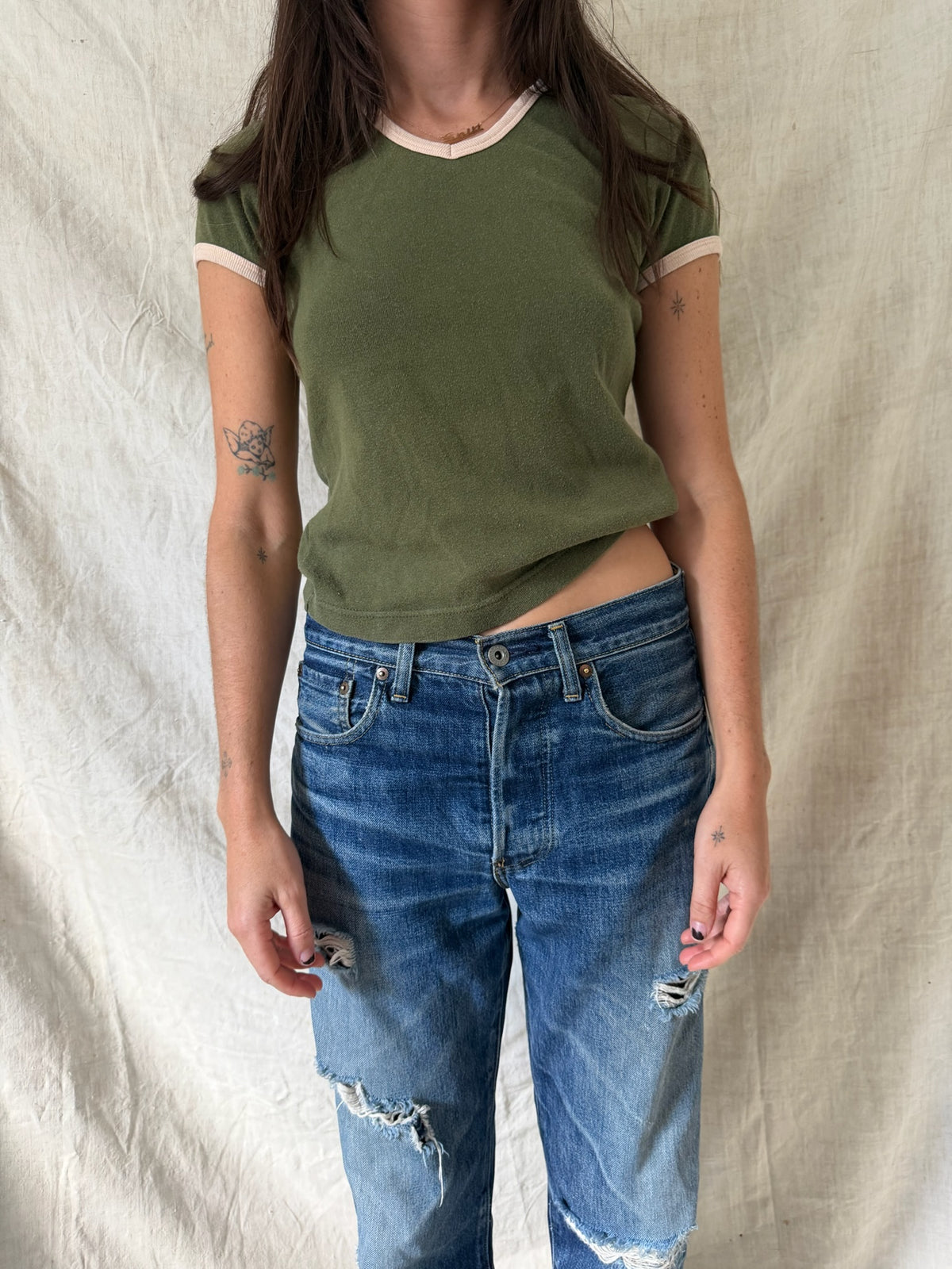 Army Green Tee