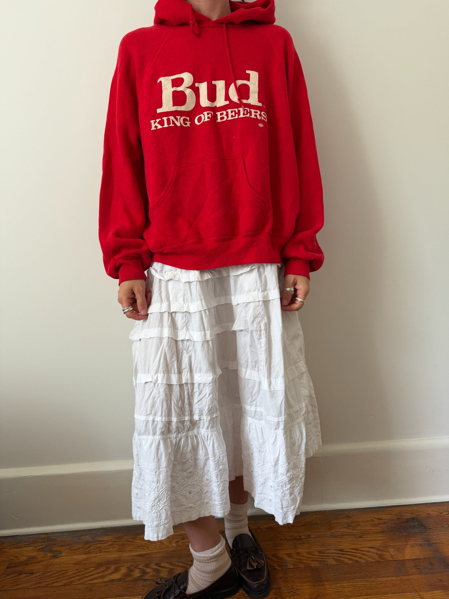 Bright Red “Bud” Hoodie