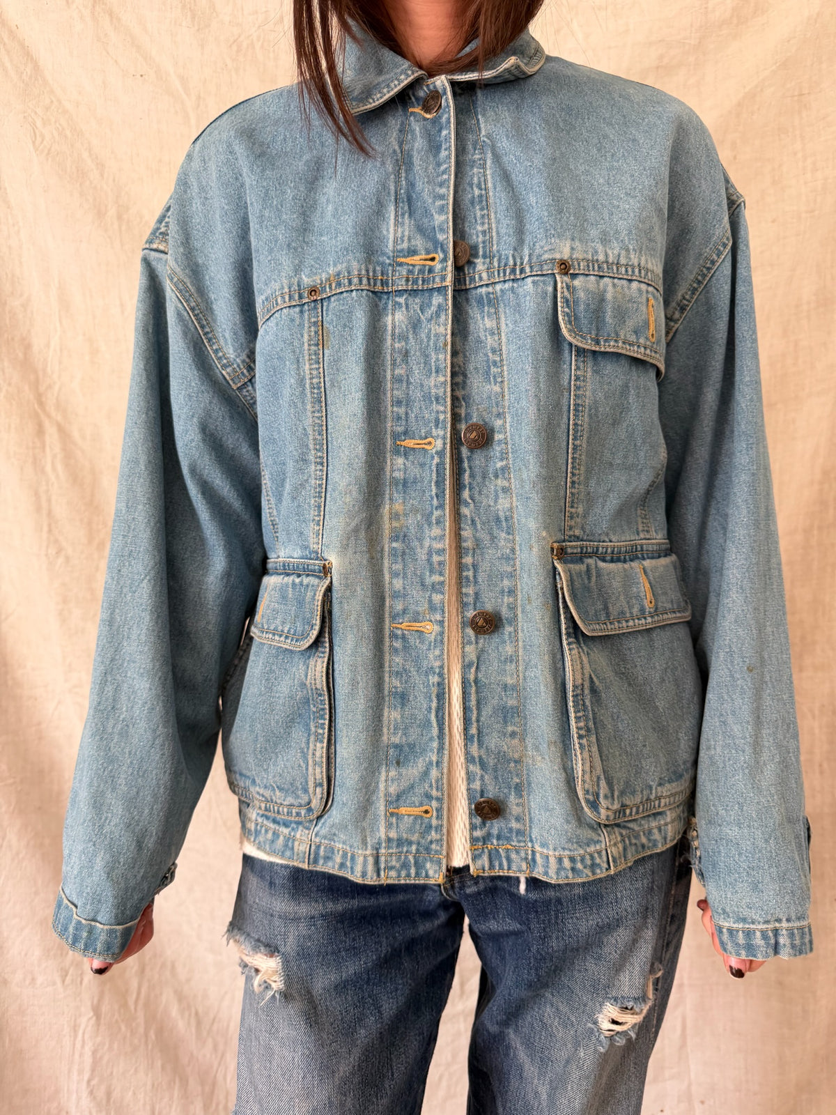 Lightweight Denim Chore Jacket