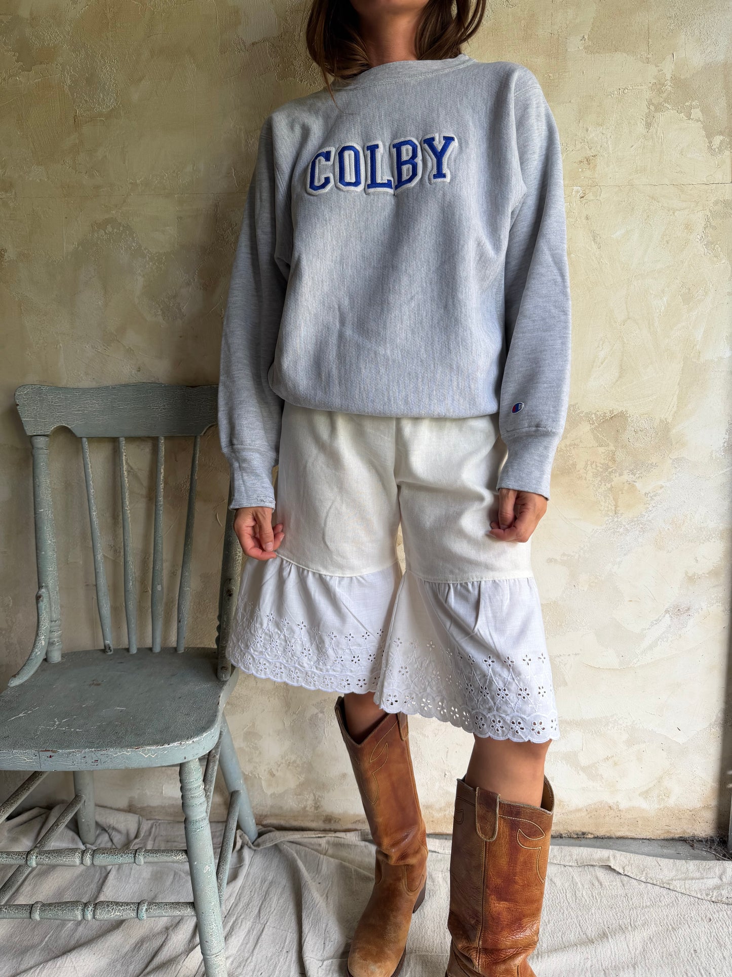 Colby Grey Crewneck
