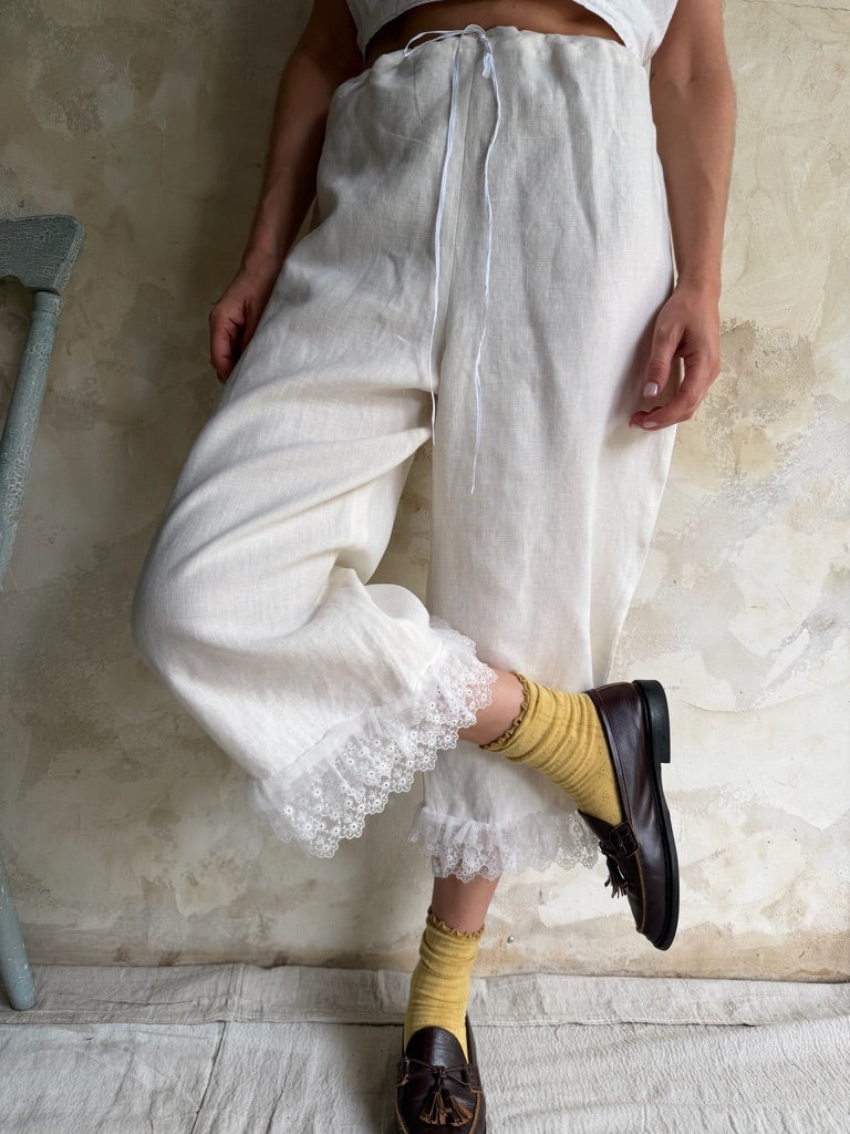 Handmade Ruffle Lace Bloomers