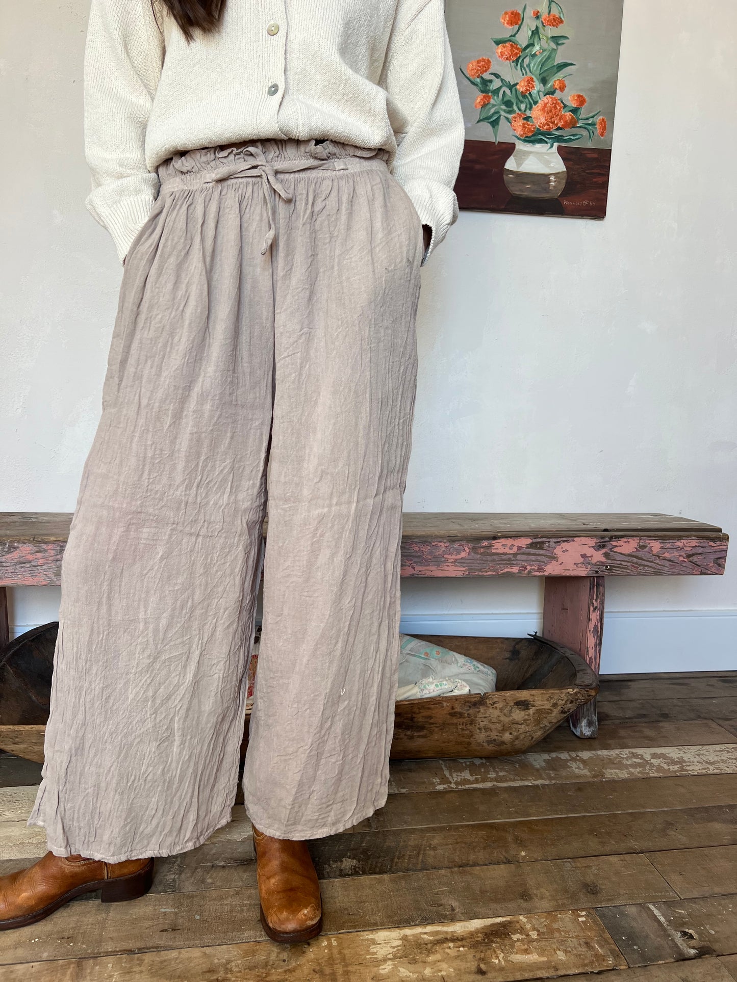 Oaxacan Stone Cotton Pant