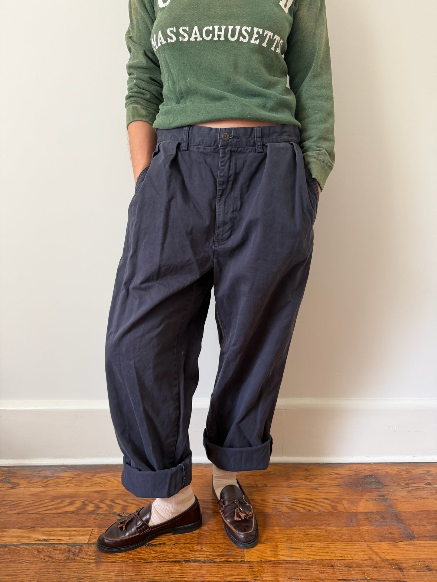 Men’s Ralph Lauren Navy Cotton Trouser