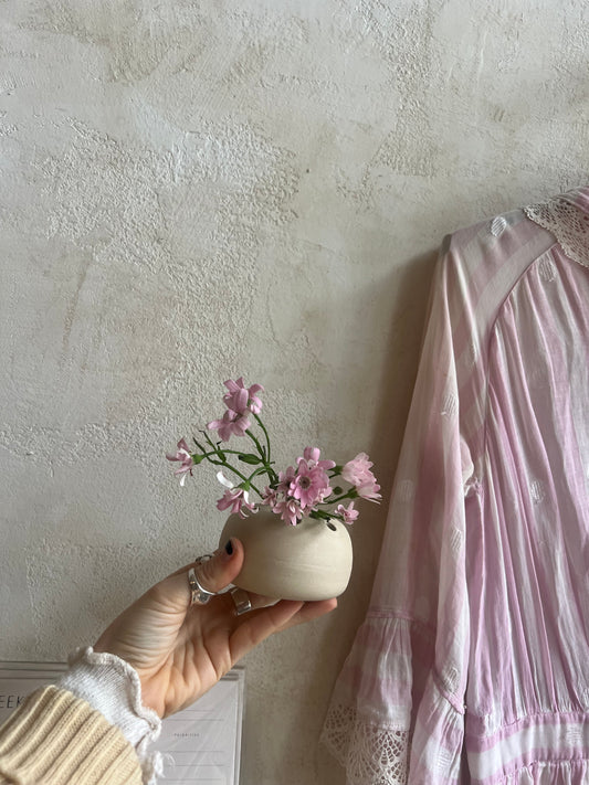 Ceramic Flower Frog by LJM Ceramics