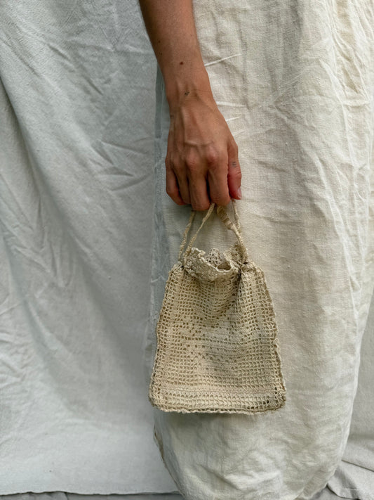 Small Antique Crochet Bag