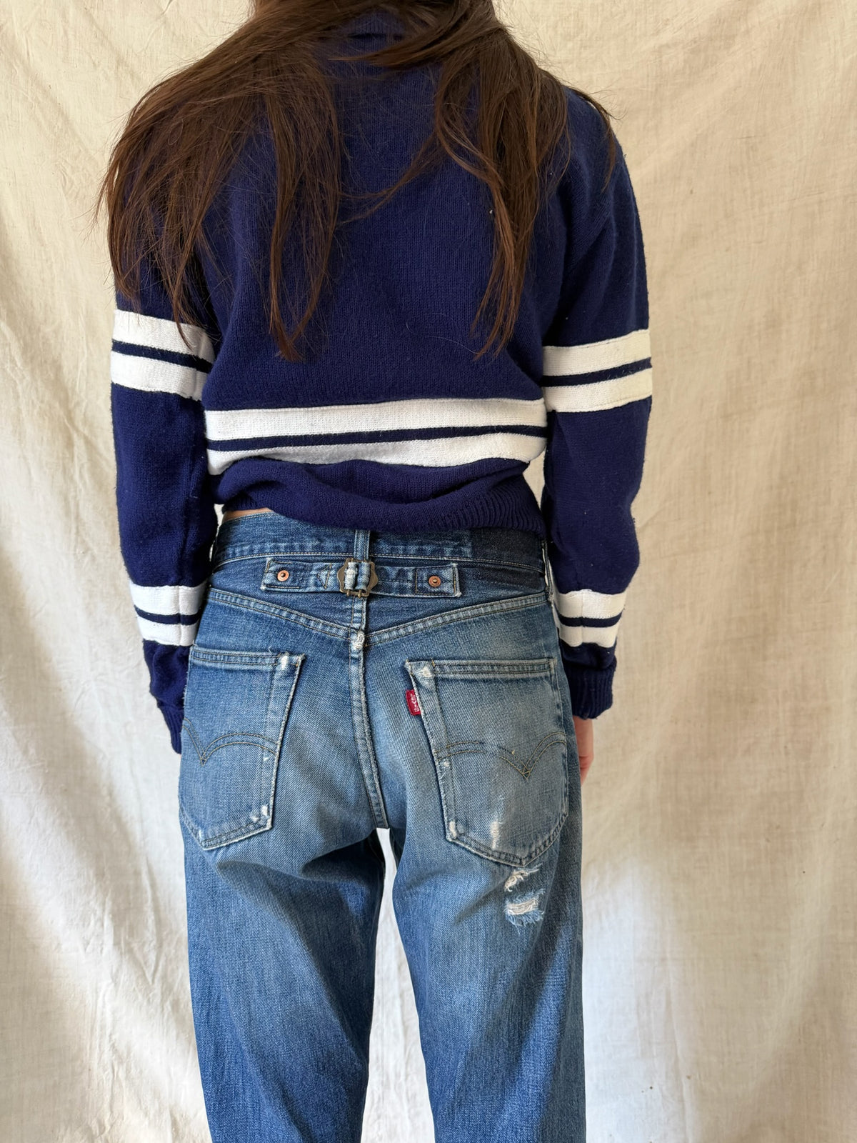 "R" Varsity Knit Sweater