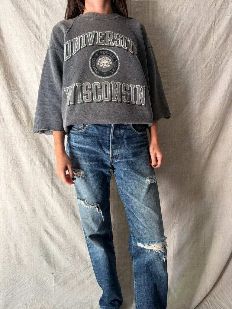 University of Wisconsin Grey Crewneck