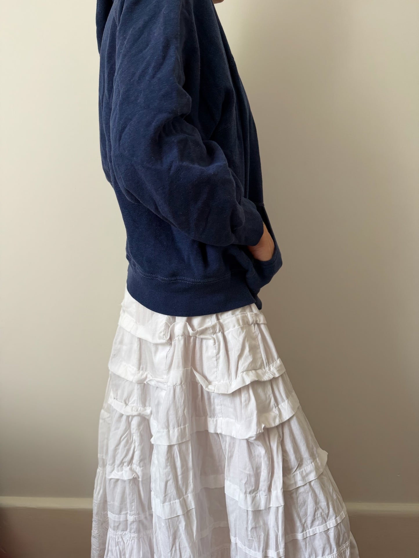 Blank Navy Hoodie