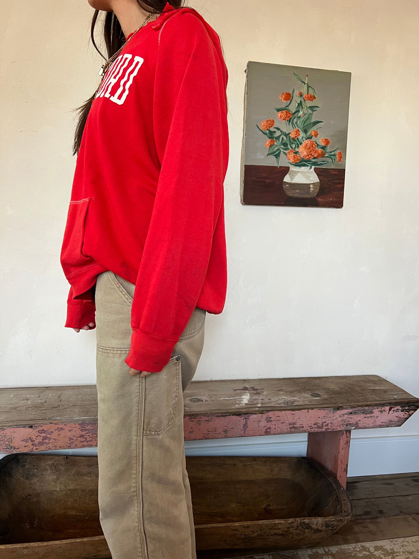 Cherry Red Stanford Hoodie