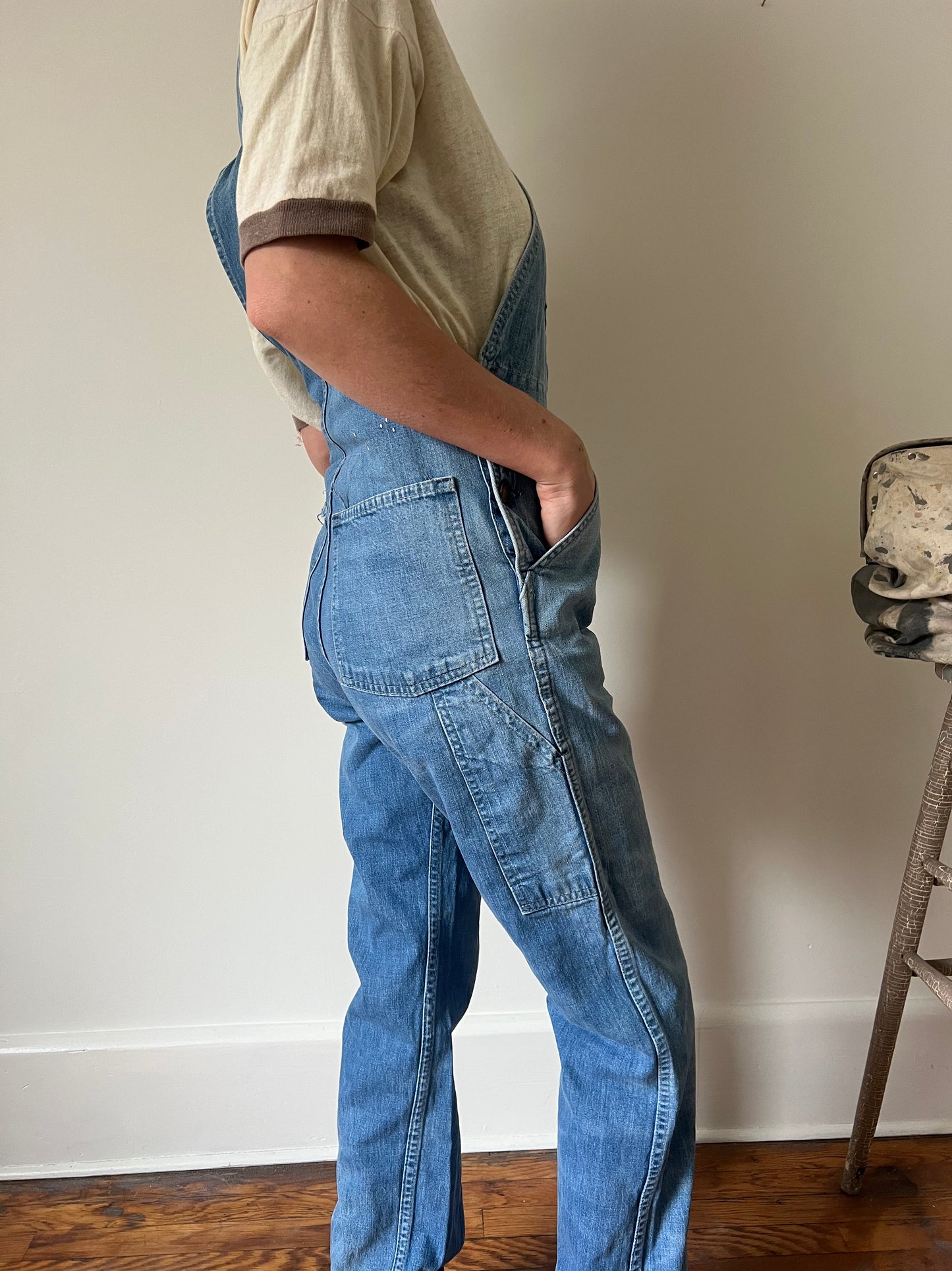 Faded Lightwash Oshkosh Denim Overalls