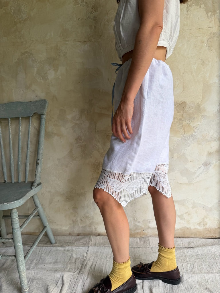 Handmade Crochet Lace Short Bloomers