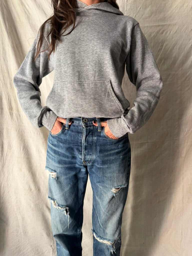 Faded Grey Hoodie