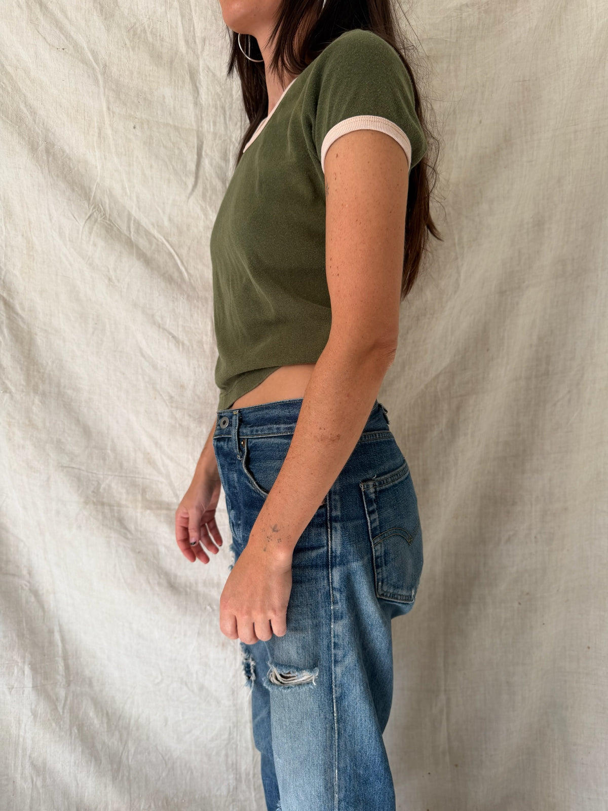 Army Green Tee
