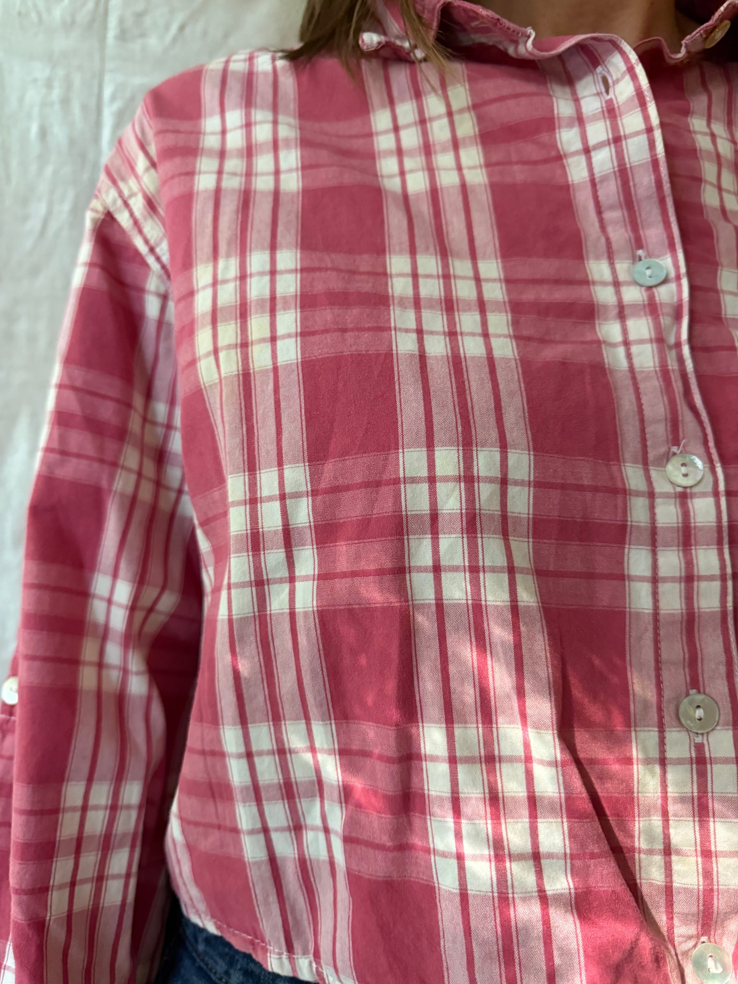 Pink Plaid Cowgirl Shirt