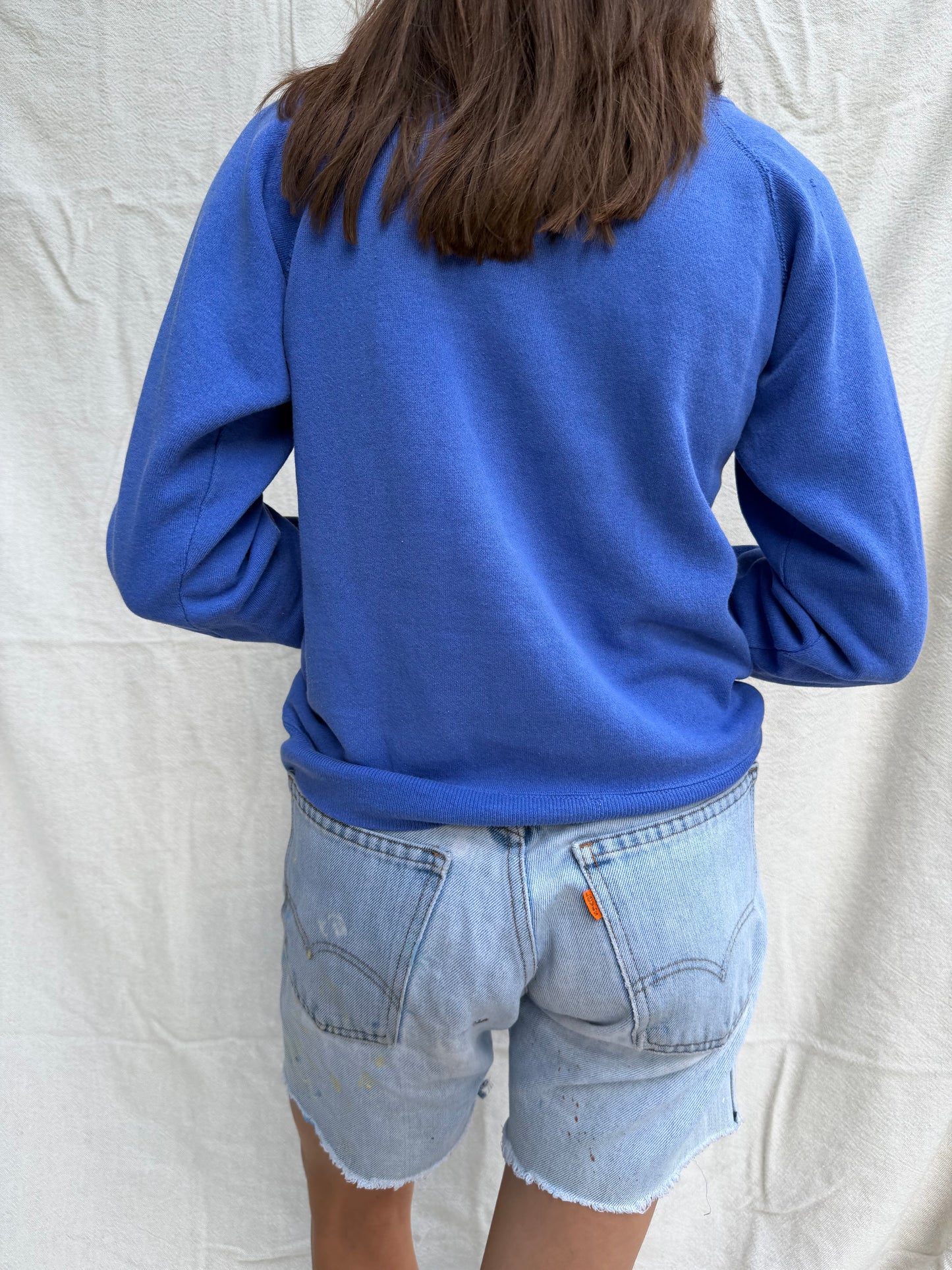 Sky Blue Plain Crewneck