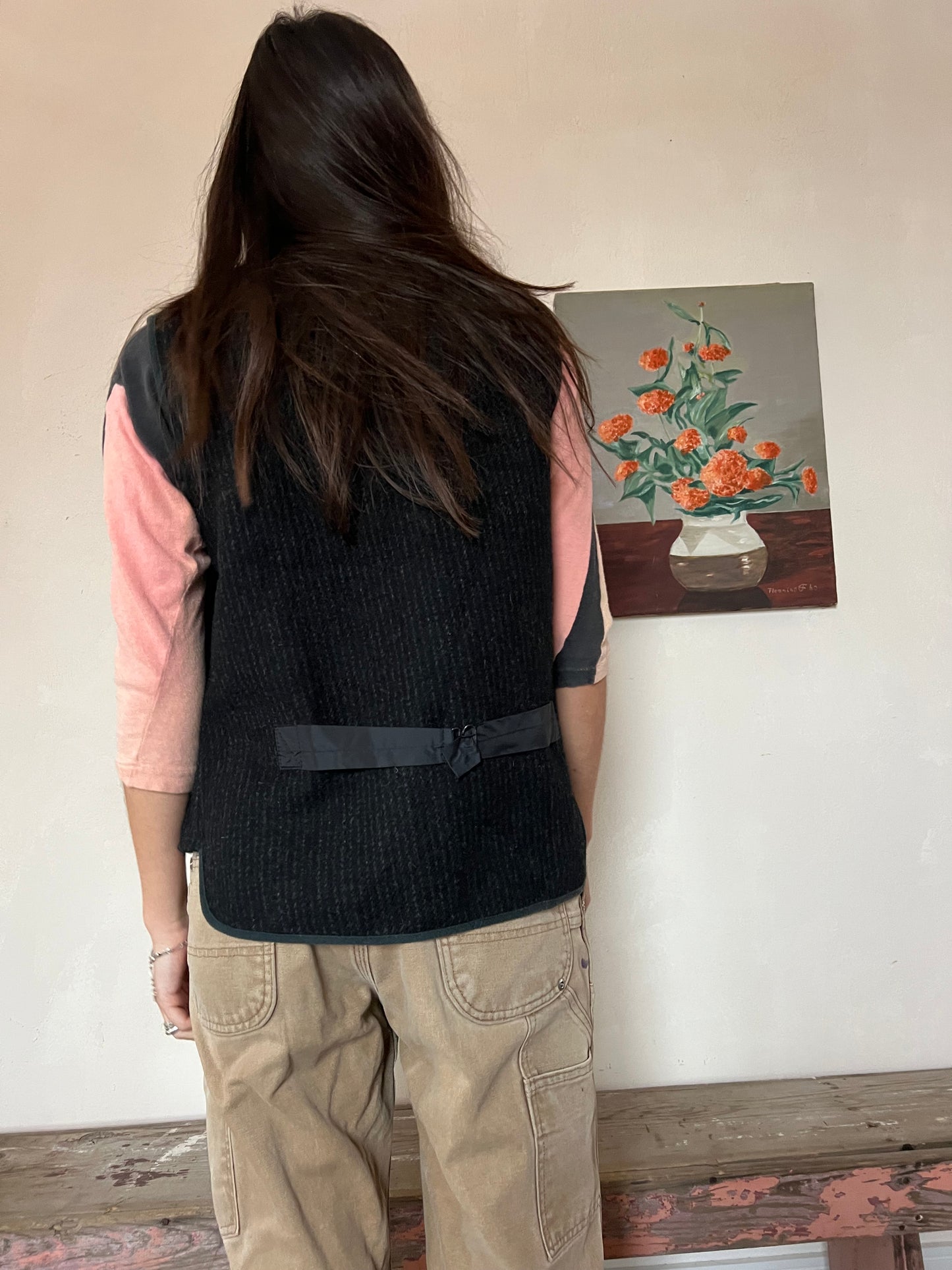 Pinstripe Woolrich Vest