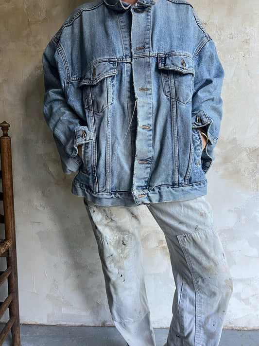 Super Distressed Levi’s Denim Jacket